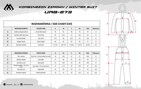 Kombinezon zimowy Mikado rozmiar XXL