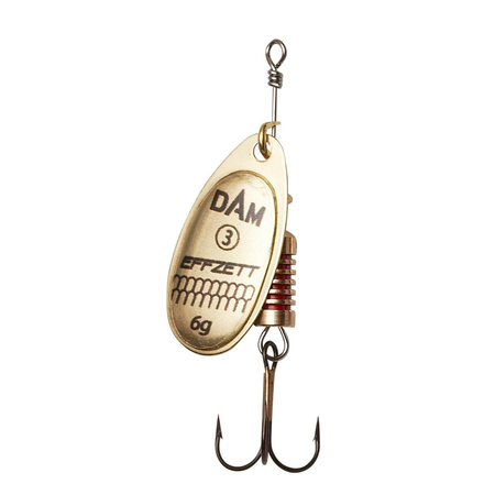 Obrotówka Effzett Standard Spinner #4 | Reflex Gold