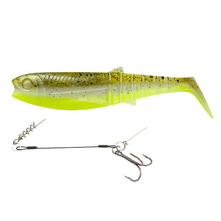 Zestaw Guma Savage Gear Cannibal 12,5cm | Green Pearl Yellow + Dozbrojka Vis Vangen