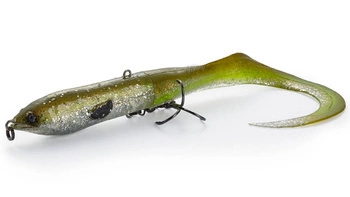 Przynęta SAVAGE GEAR 3D Hard Eel 2+1 17cm 50g SS - Green Silver Ayu