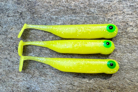 Guma Great Fish GF1 4,9cm | Yellow | bezzapachowy | 10 szt.