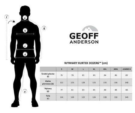 Kurtka Geoff Anderson Dozer 7 | Black | XXL