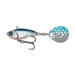 Wirujący ogonek Savage Gear Fat Tail Spin 24g | Blue Silver
