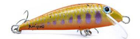 Wobler Engima Baits Pstrągowy 6cm | Strzebla Fluo | tonący