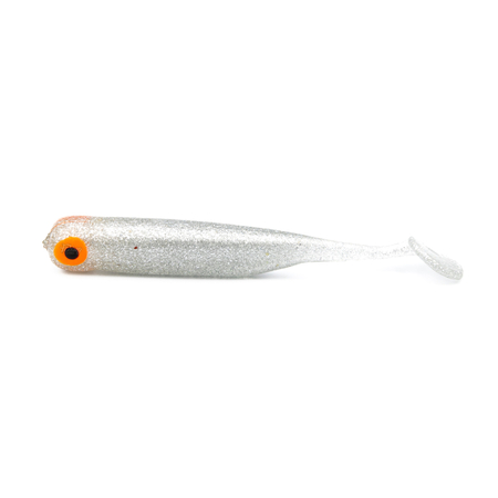 Guma Great Fish GF1 4,9cm | Silver Pearl | bezzapachowy | 10 szt. | Edycja Limitowana Typ od Ryb