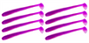 Guma Keitech Swing Impact 4" | 10,2cm | LT#64 LT Grape Stardust | 8 szt.