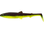 .Guma Westin BullTeez Shadtail 12,5cm - Black/Chartreuse