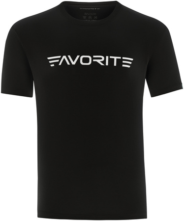 T-shirt Favorite Black Logo - Czarny - rozmiar M