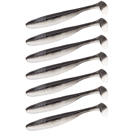 Guma Keitech Easy Shiner 4" | 10,16cm | #445 Black Shiner | 7 szt.