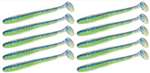 Guma Keitech Swing Impact 3" | 7,2cm | LT#60 Blue X Chart | 10 szt.