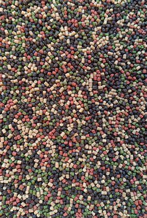 Micro Pellet Feeder Bait 2mm | Tutti Frutti- Green&Black&Red