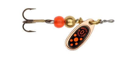 Obrotówka Mepps Black Fury #0 | 2g | Miedziany/Czerwone Kropki