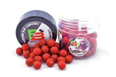 Micro Kulki Haczykowe Fantazy Baits 10mm | Śliwka z pieprzem