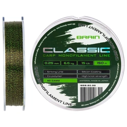 Brain Żyłka Classic Carp Line (3D camo) 150m 0.25mm 15lb/6.6kg