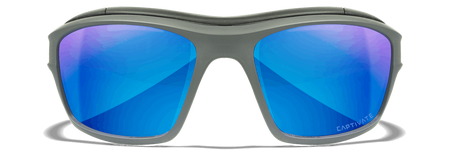 Okulary Wiley X Omega Captivate Polarized Blue Mirror | Matte Grey Frame | GRATISY!!!