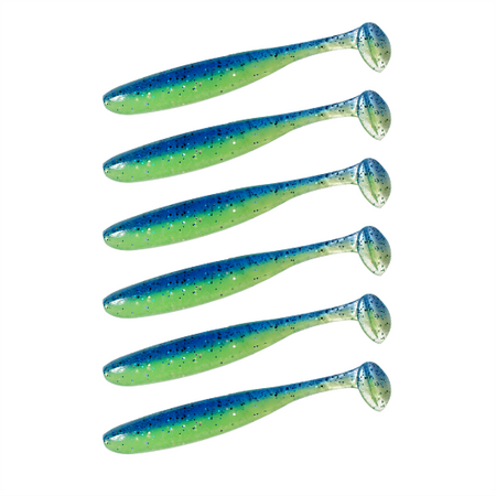 Guma Keitech Easy Shiner 4.5" | 11,43cm | LT#60 Blue X Chart | 6 szt.