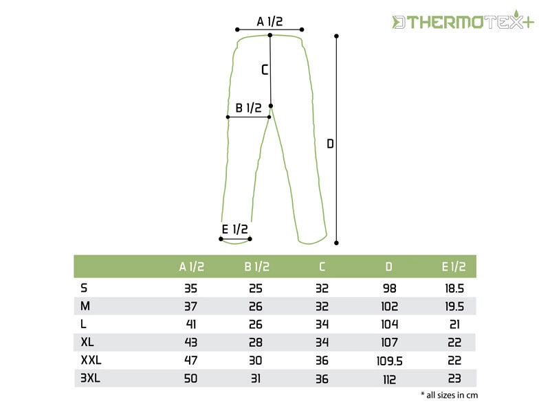 Spodnie outdoorowe Delphin ThermoTEX Plus+ M