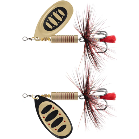 Obrotówka X-Fish Termite №4 | 9,5g | Nikel gold
