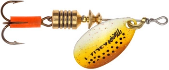 Obrotówka MEPPS AGLIA MICROPIGMENTS #2 brown trout 4.5g