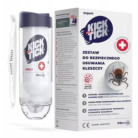 KICK THE TICK EXPERT Zestaw do bezpiecznego usuwania kleszczy