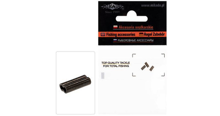 Tulejki Mikado zaciskowe | podwójne | - rozm. 0.9mm - 10szt.