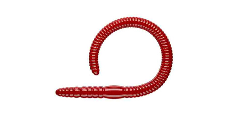 Przynęta Libra Lures Flex Worm 9cm | 021 - Red | brak zapachu | 10 szt.