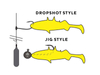 .Zestaw gum Westin Stanley The Stickleback 7,5cm | Dark Water Mix | 3 szt.