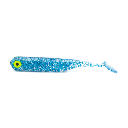 Guma Great Fish GF1 4,9cm | Glitter Blue | bezzapachowy | 10 szt.