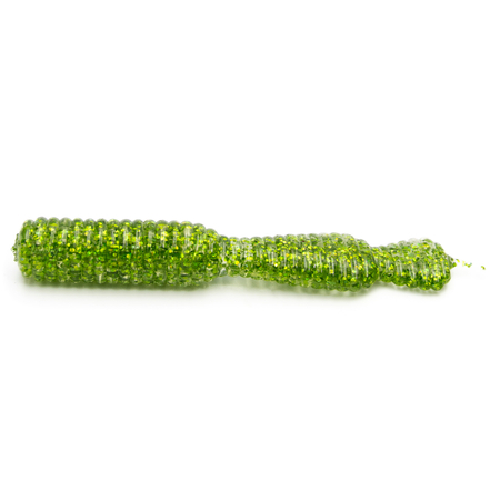Guma Great Fish GF2 Leech 6cm | Glitter Green | krewetkowy | 10 szt.