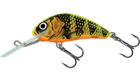 Wobler Salmo Hornet 4cm | Gold Fluo Perch | pływający
