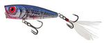 Popper Salmo Rattlin Pop Clear 7cm | Blue Shiner | pływający