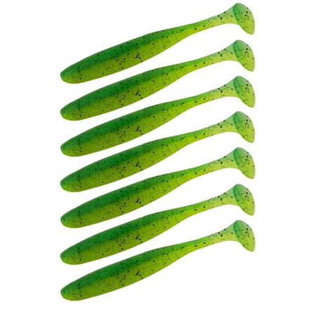 Guma Keitech Easy Shiner 4" | 10,16cm | #468 Lime Chartreuse PP. | 7 szt.