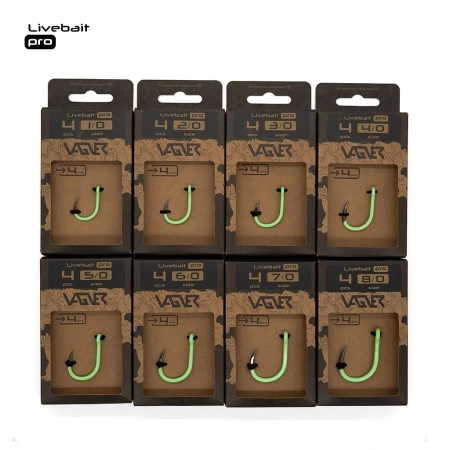 Haki sumowe VAGNER Hook Livebait Pro - 2/0 - 4szt.
