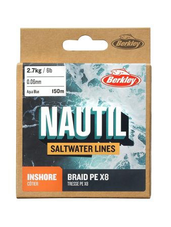 Plecionka Berkley Nautil Inshore Braid 0.14mm | 6.8kg |