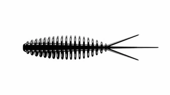 Przynęta LIBRA LURES Turbo Worm 5.6cm - 040 - Black - 8szt (zapach krylowy)