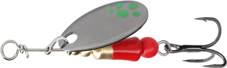 .Obrotówka Mikado M-Craft Micro Spinner nr 0 - BGD