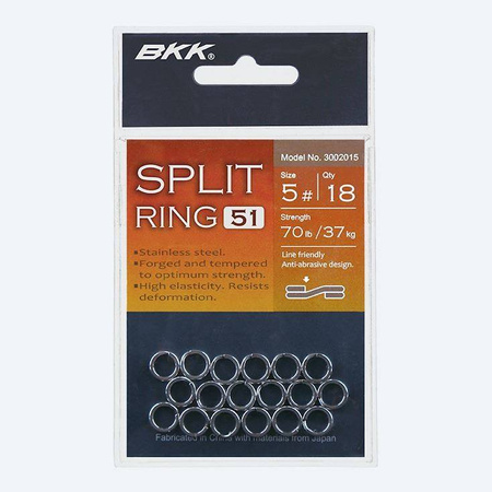 Kółka Łącznikowe BKK Split Ring-51 | #5 | 18 szt.