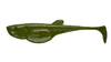 Przynęta Libra Lures Embrion Shad 3" | 7.5 cm | 029 - Salty Green | 8 szt.