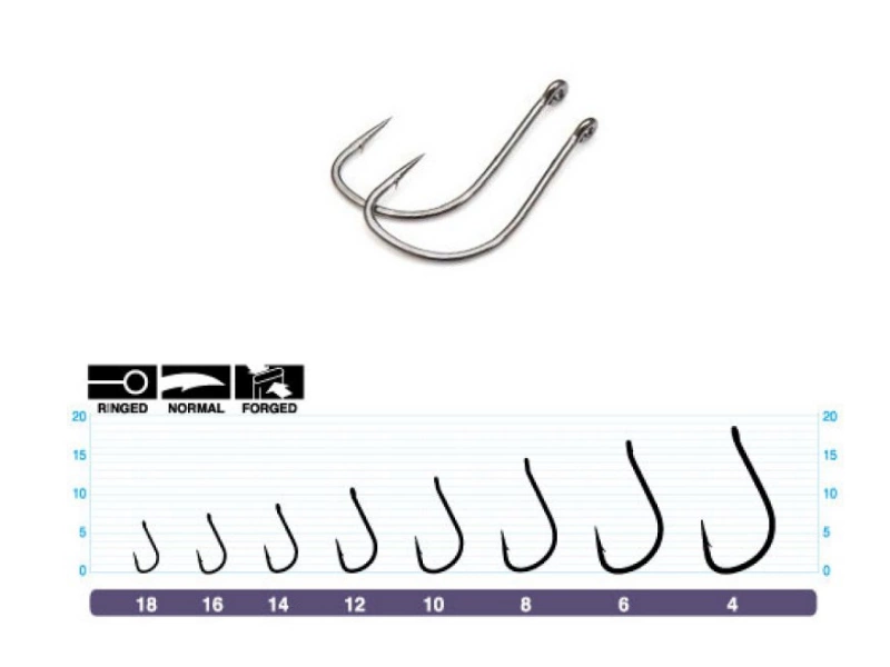 Haczyki Owner Pin Hook 50922 #4 | czarny