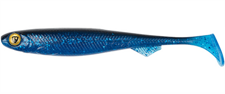 Guma Fox Rage Slick Shad 13cm | UV Blue Flash