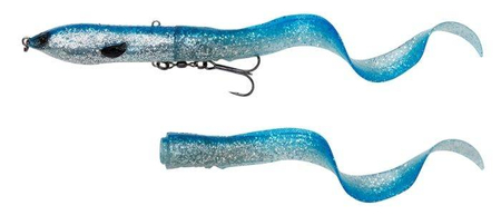 Przynęta Savage Gear 3D Hard Eel 2+1 17cm | SS | Blue Silver