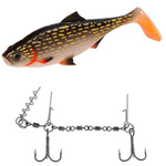 Zestaw guma Mikado MFT Roach 15cm Pike + Dozbrojka Mikado Evo Stinger