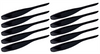 Guma Keitech Shad Impact 3" | 7,6cm | #001 Black | 10 szt.