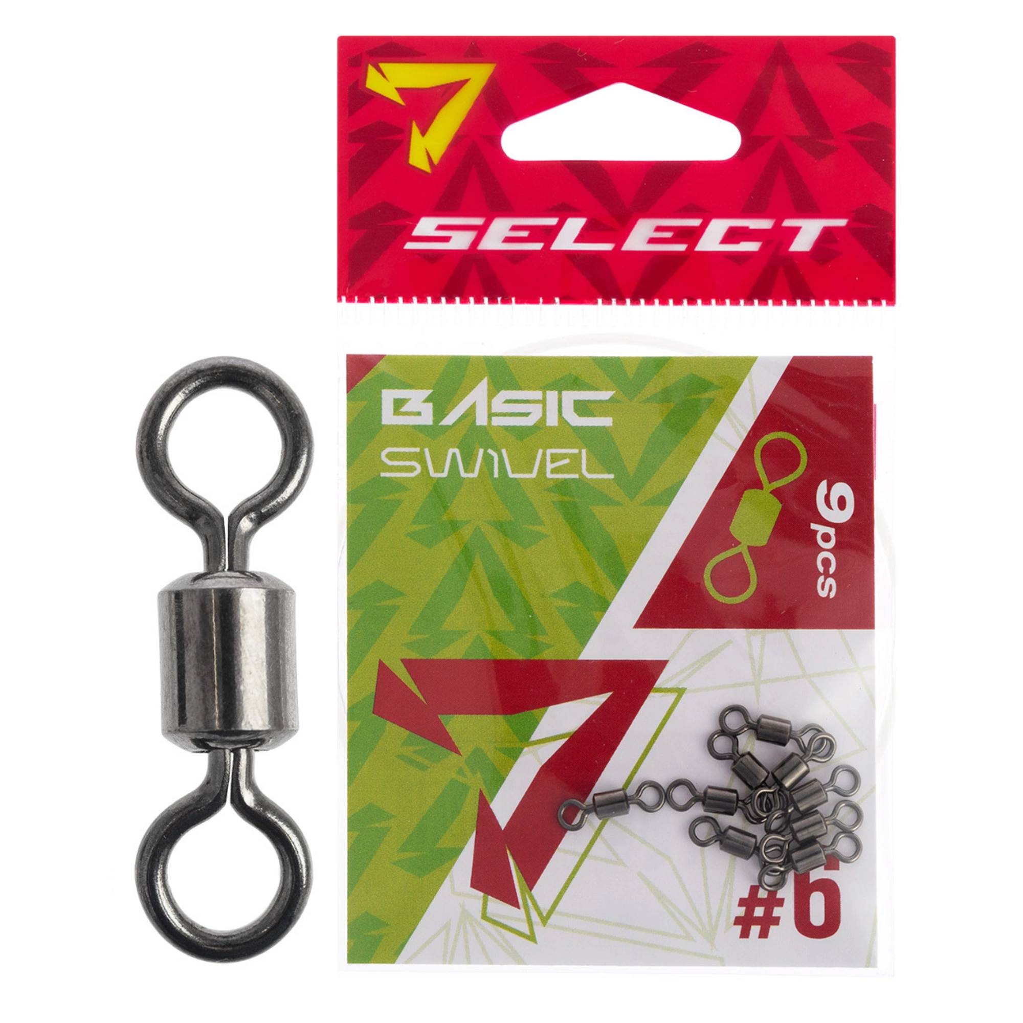 Krętliki Select Basic Swivel #6 (9 szt/opak)