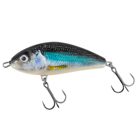Wobler Salmo Fatso 12cm | Holo Smelt | tonący