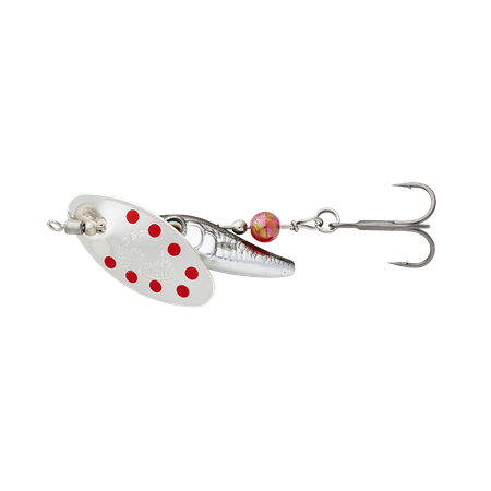 Obrotówka Savage Gear Sticklebait Spinner #1 | Dirty Silver Red
