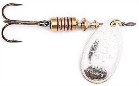 Obrotówka Mepps Aglia #1 | 3,5g | Srebrna