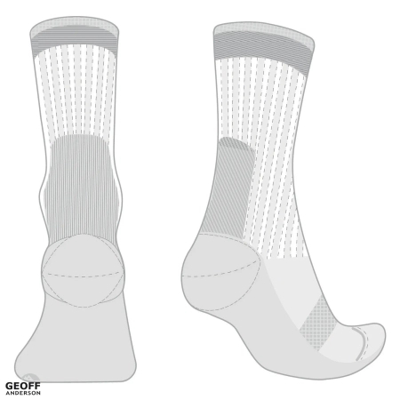 Skarpety Geoff Anderson WizWool MidWeight | Black | S / 37-40