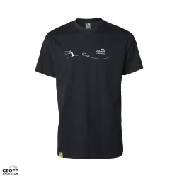 T-shirt Geoff Anderson Organic Tee Black Pollution rozm. L