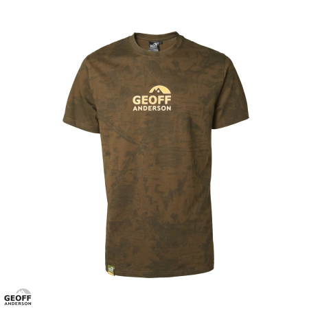 T-shirt Geoff Anderson Organic Tee | Leaf Orange Chest | M